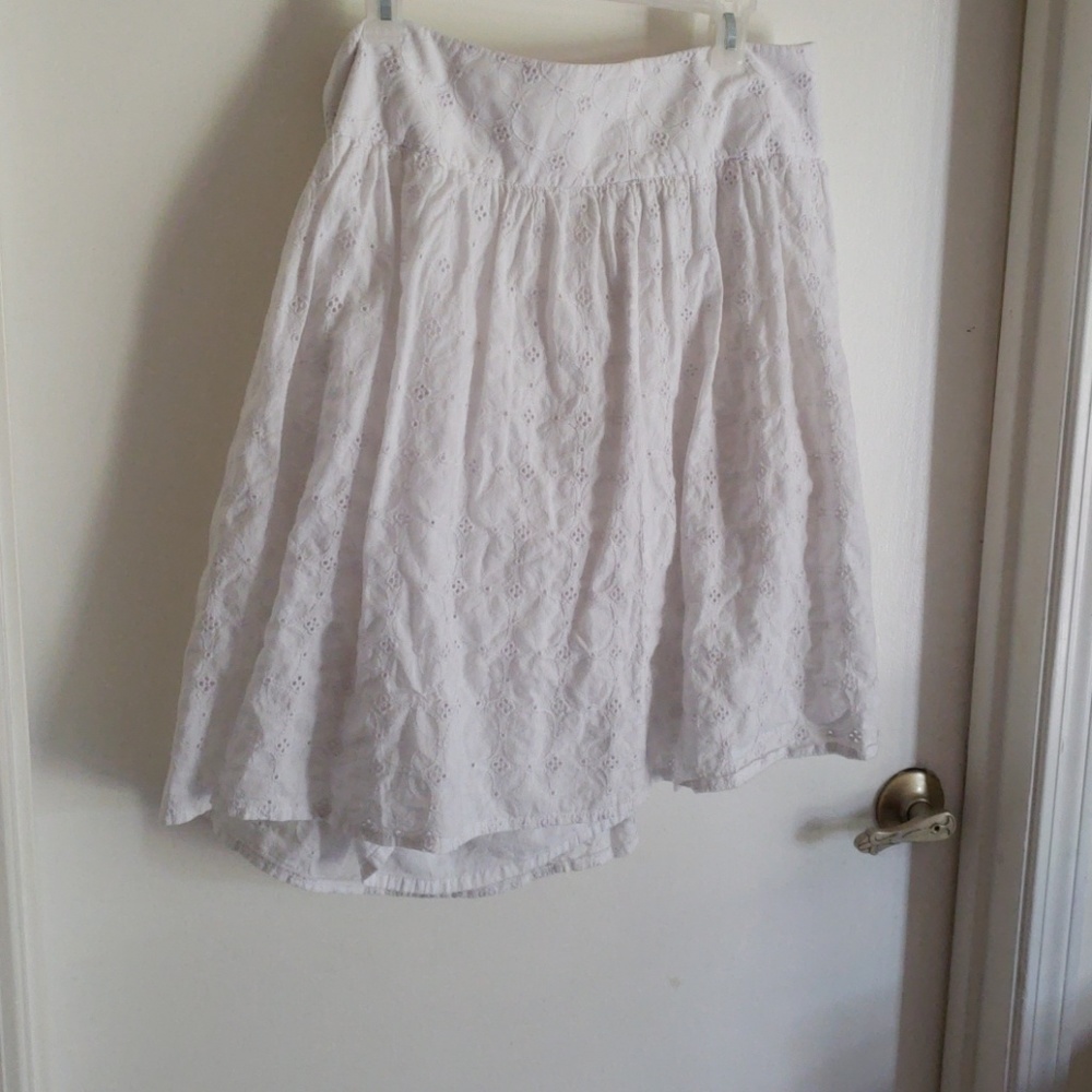 White skirt